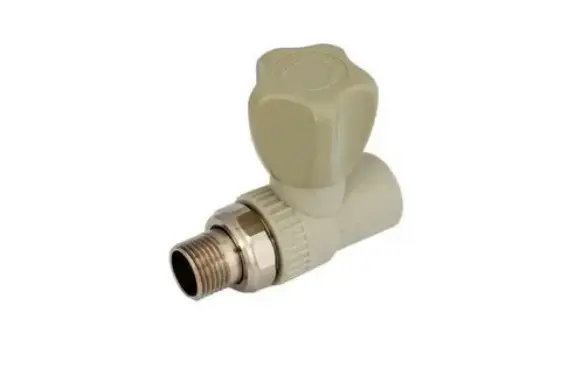 Кран шаровый разборный для радиатора прямой 25х3/4 Kalde серый