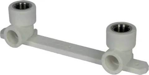 Настенный комплект Kalde 20х1/2" комбинированный для смесителя серый